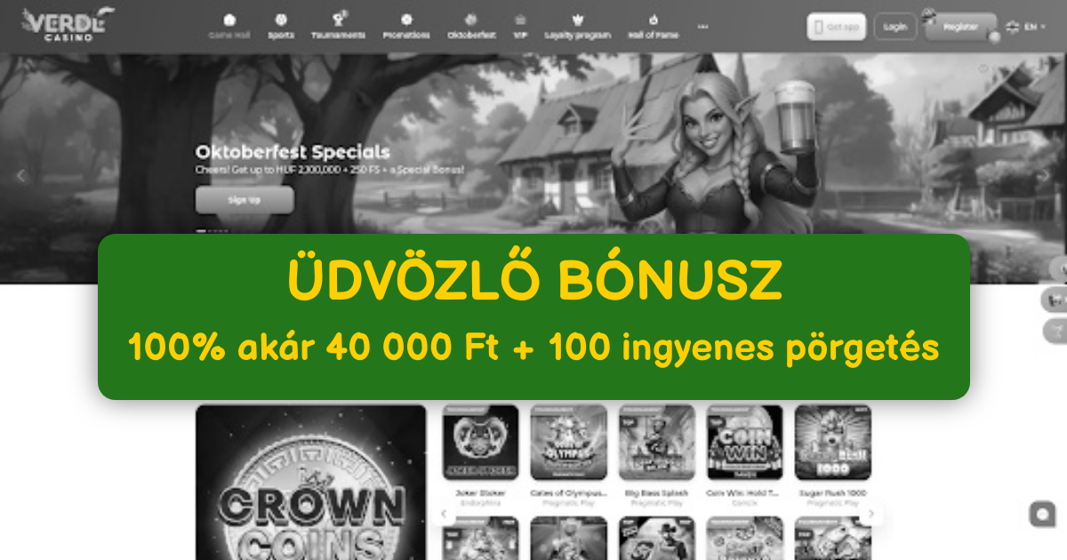 Verde Casino App - Gyors Kifizetésű Kaszinó Magyarország