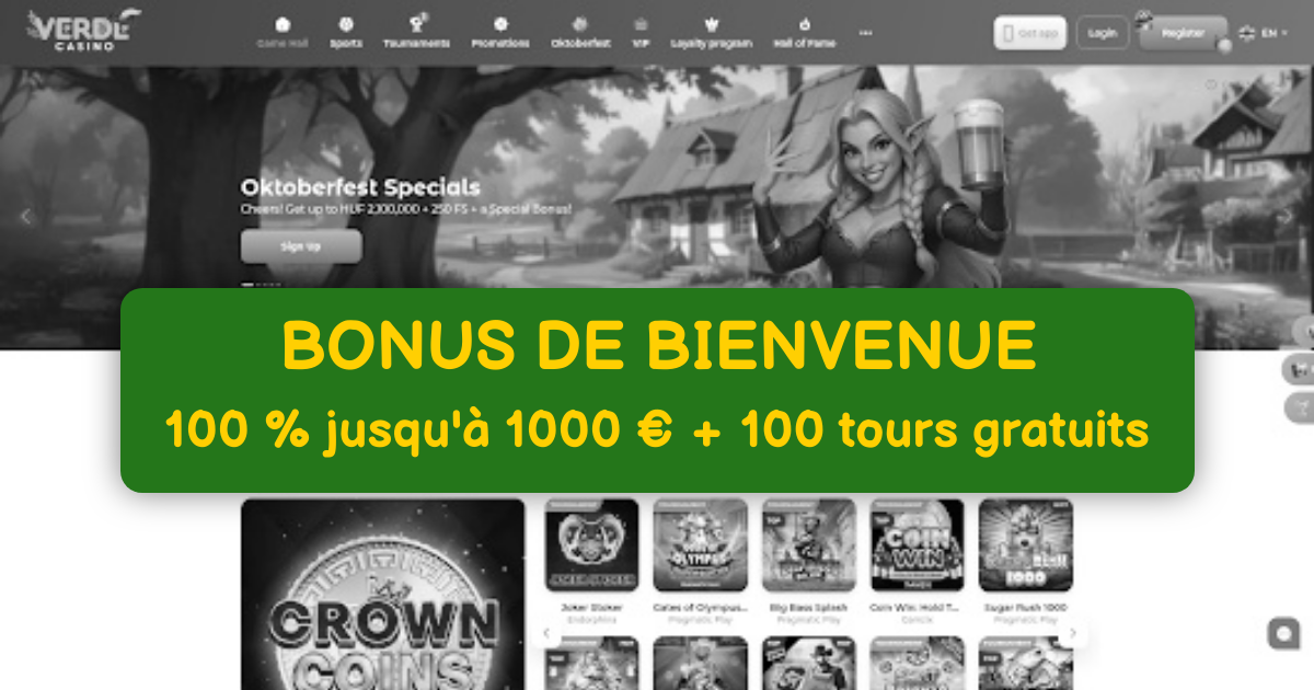 Verde Casino App - Casino avec Paiement Rapide
