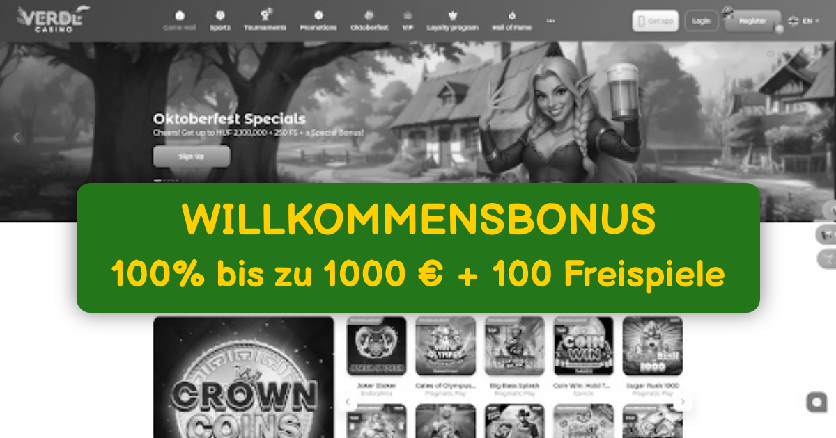 Verde Casino App - Schnelle Auszahlungen in Deutschland