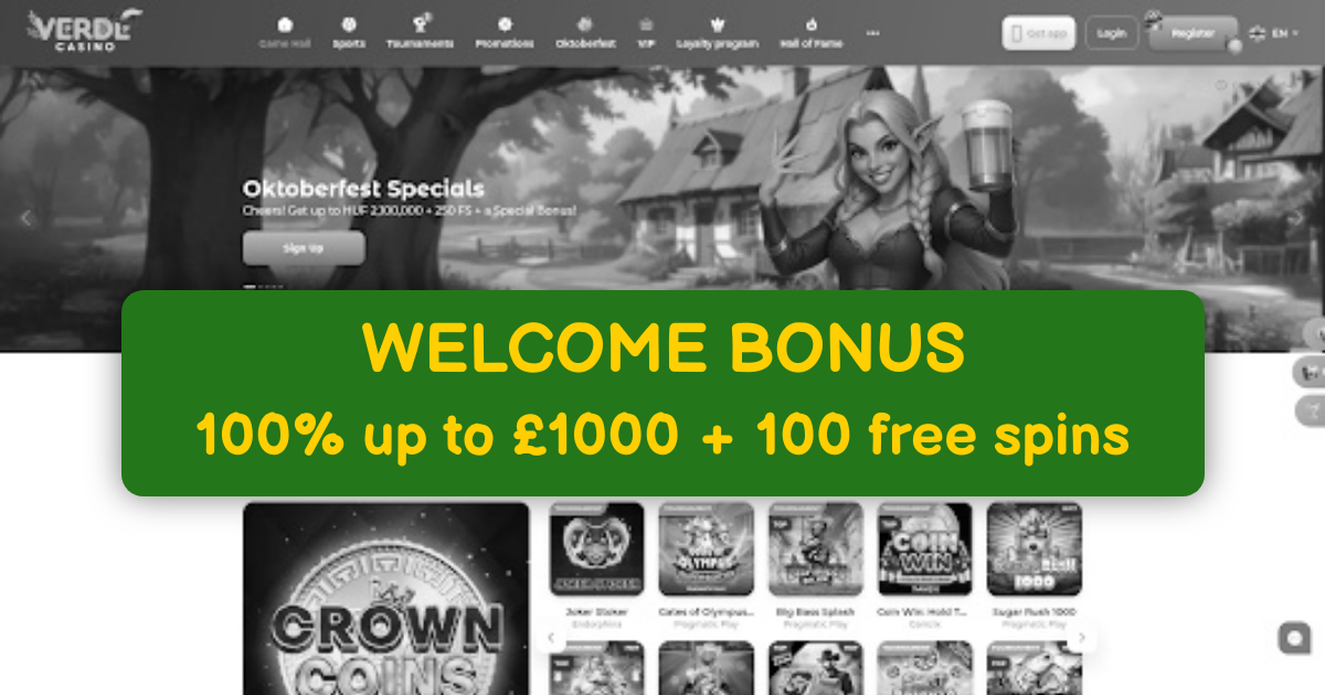 Verde Casino App - Fast Payout Casino UK